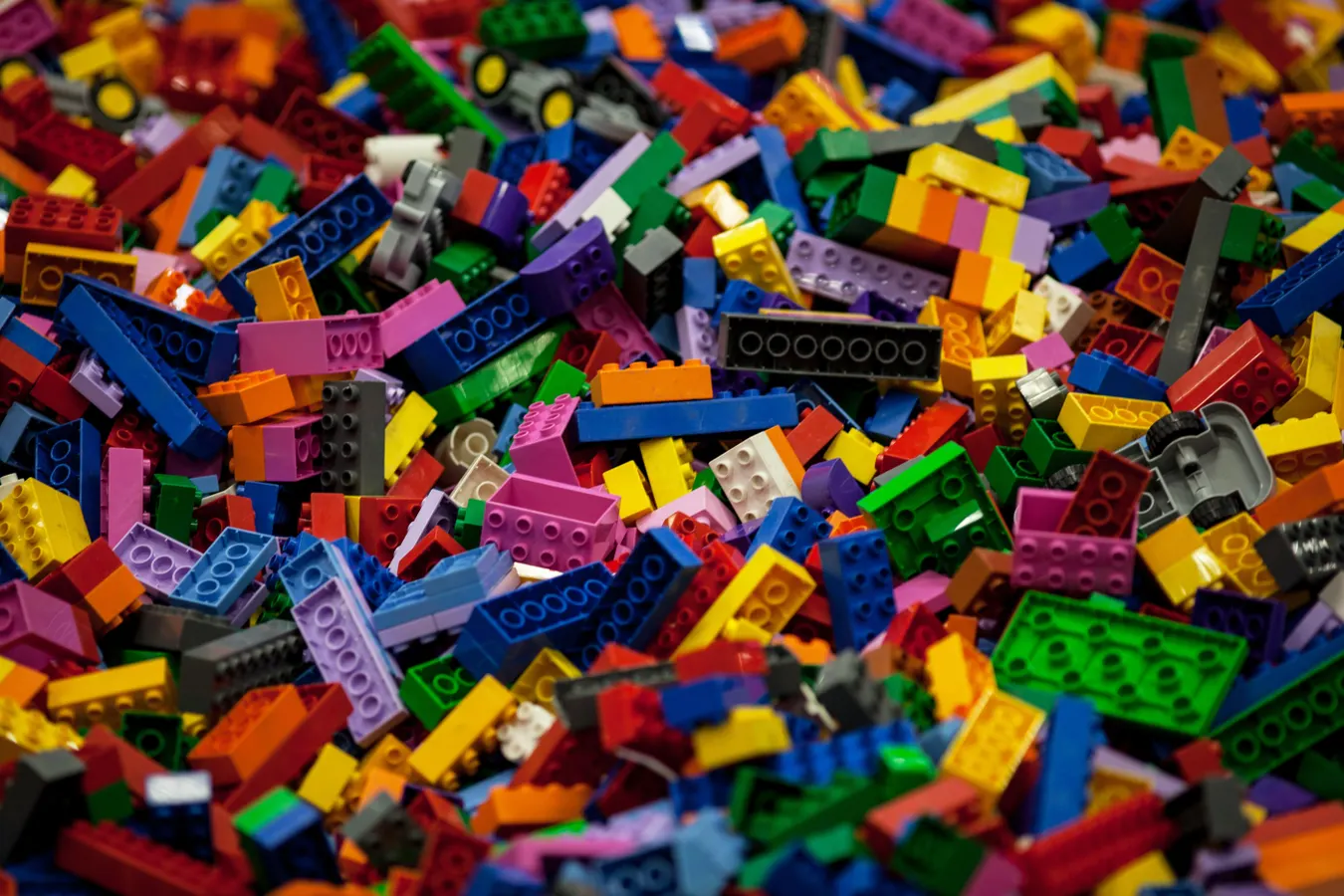 LEGO and Duplo bricks